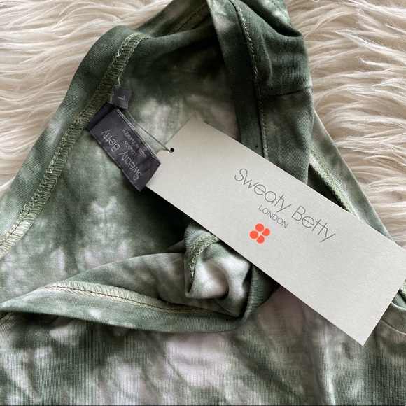 Sweaty Betty Tie Dye Green Drop Waist Athleisure Dress - Picture 10 of 10